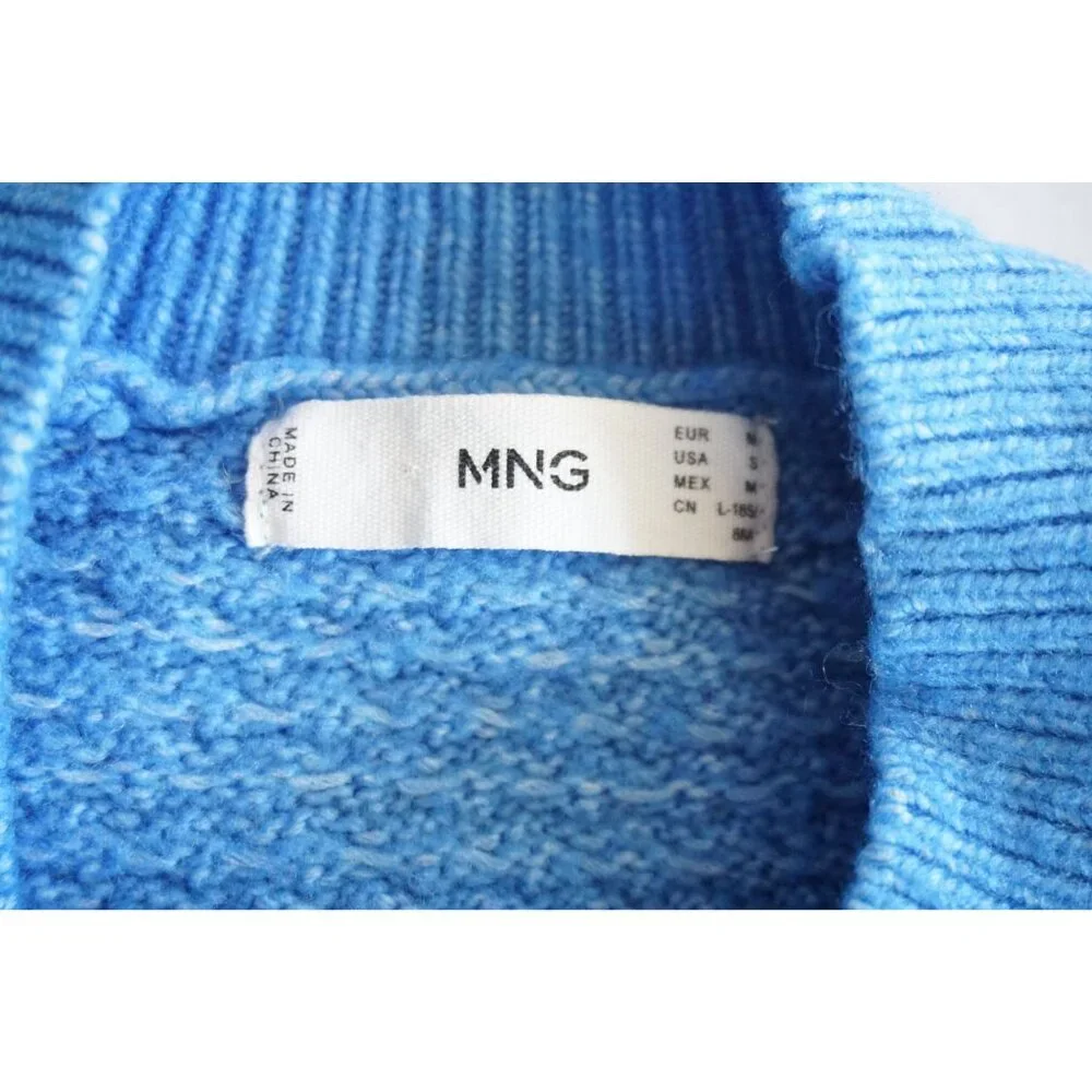 MNG Women Blue Sweater – Size S - Picture 2 of 3